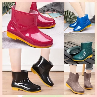 Amazy รองเท้าบูทยาง กันน้ำ ทนทาน ใส่สบายเป็นยางนิ่ม ไม่บาดเท้า มี 5 สีให้เลือกจุกๆ ราคาหลักสิบ รีบมาตำ