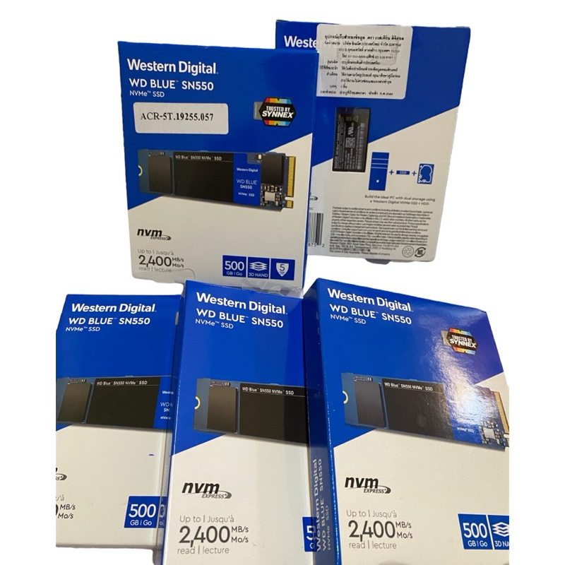 SSD WD BLUE SN550 500GB/NVMe M.2 2280