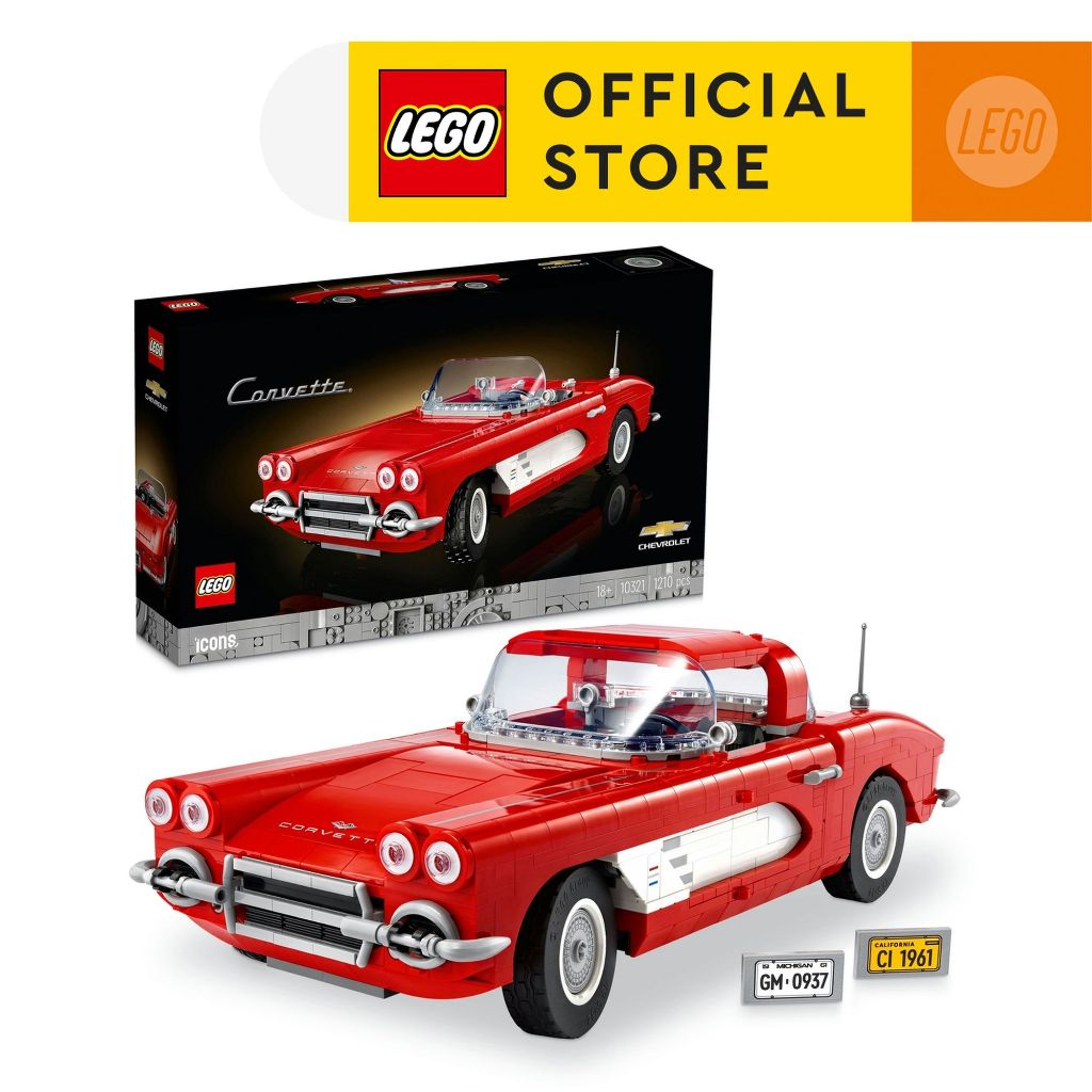 LEGO Icons 10321 Corvette Building Kit (1,210 Pieces)