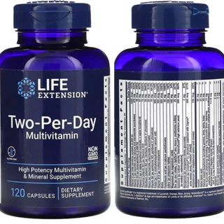 พร้อมส่ง Life Extension Two-Per-Day Multivitamin 60 120 Capsules Tablets วิตามินรวม แร่ธาตุต่างๆ