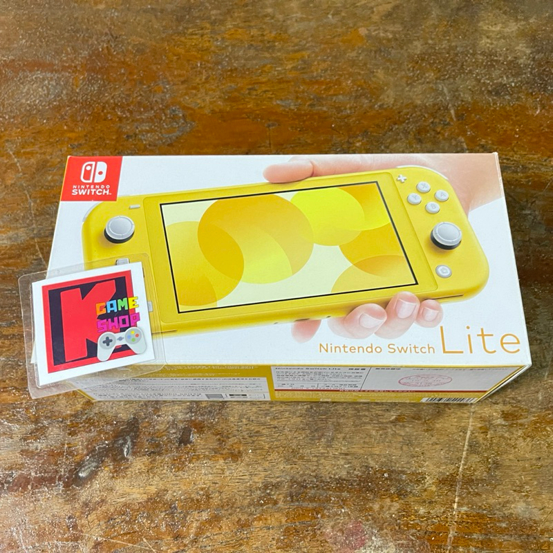 (CFW Atmosphere) Nintendo Switch Lite Yellow สีเหลือง Box set ครบกล่อง มือสอง(USED) เครื่องเล่นเกมส์พกพา CFW #002