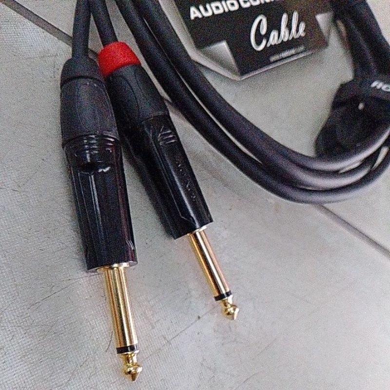 ROXTONE สายStereo3.5mm.ออก Mono× 2 ยาว2เมตร