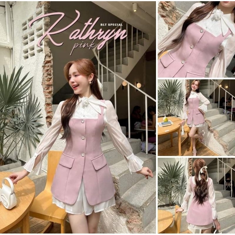BLT BRAND : KATHRYN PINK SET SIZE M   XL