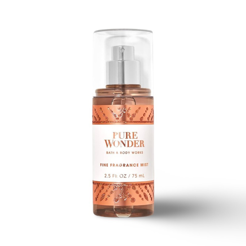 Bath&Body Works ช๊อปไทย Pure Wonder Travel Size Fine Fragrance Mist75ml น้ำหอมฉีดตัวขนาดพกพากลิ่น pure wonder