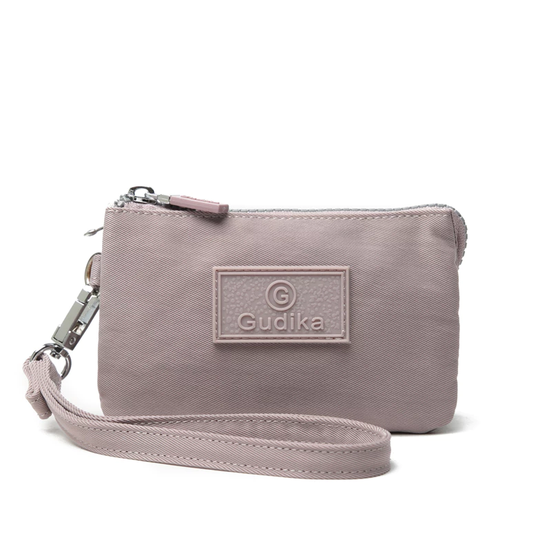 GUDIKA--พร้อมส่ง กระเป๋าคล้องมือ/คล้องแขน สตางค์ ผ้าไนลอน เกรดพรีเมียม มีสายคล้องข้อมือ กันน้ำ100% ผ้าไนลอน-G8114