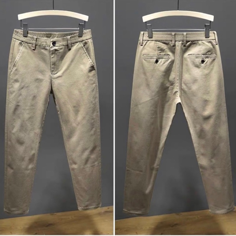 กางเกงขายาวสแล็คผู้ชาย ผ้าเกรดพรีเมี่ยม