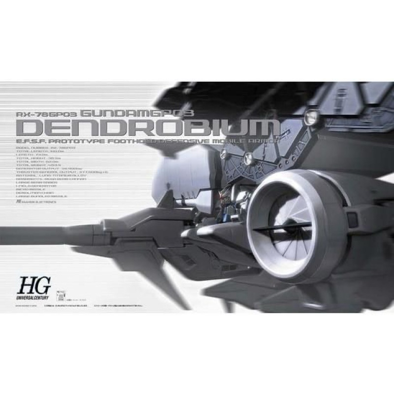 HG 1/144 Gundam GP03 Dendrobium