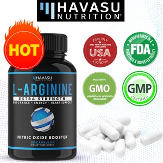 อาหารเสริม L-Arginine - 1200 มก., สนับสนุนสุขภาพของหลอดเลือด…