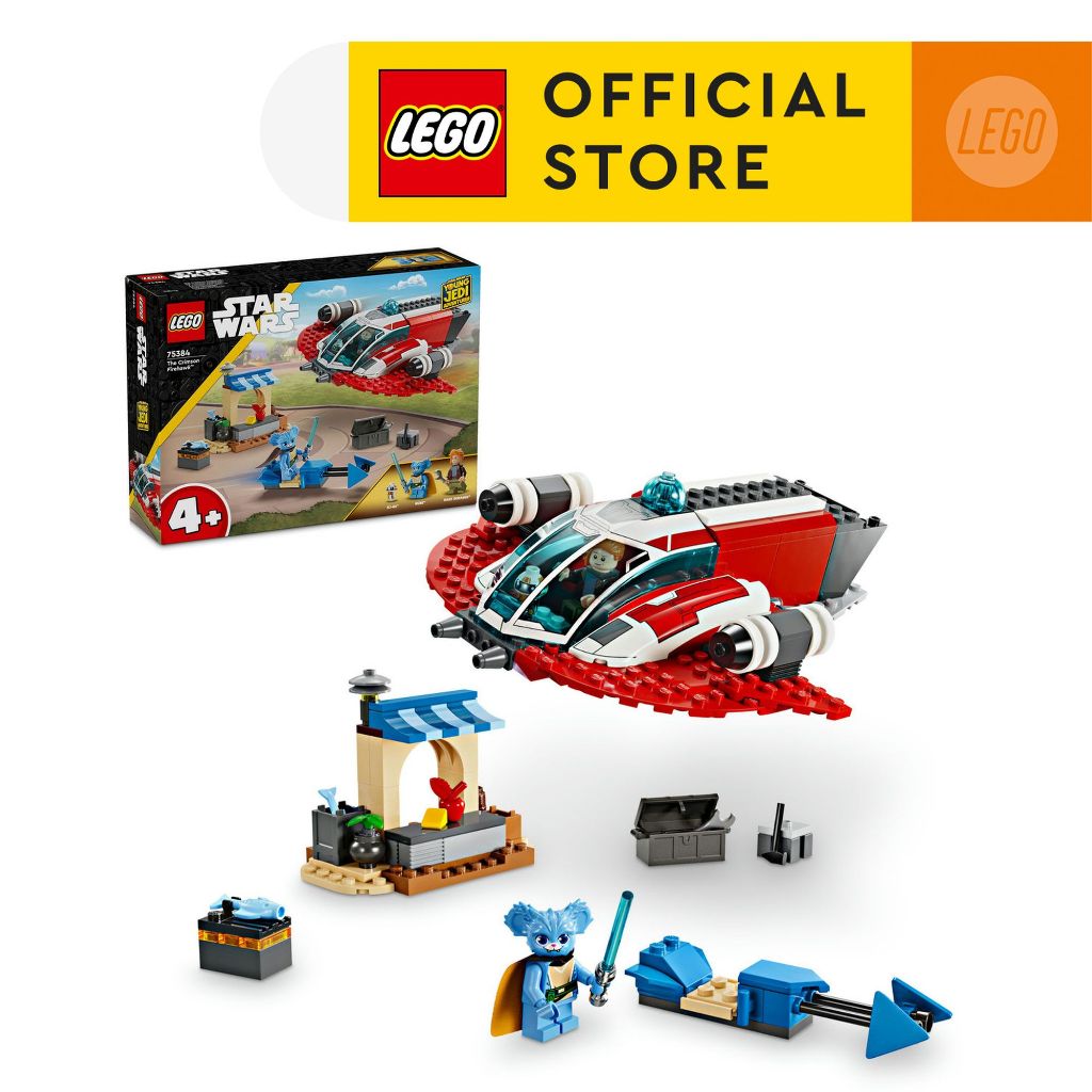 LEGO Star Wars 75384 The Crimson Firehawk Set (136 Pieces)