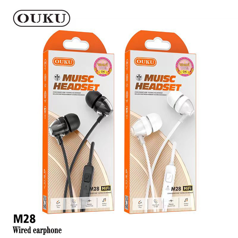 OUKU M28 หูฟังมาใหม่ 3.5MM