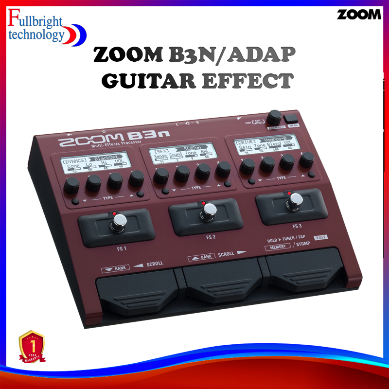 ZOOM B3N Bass Multi-Effect Processor (ประกันจากศูนย์ 1 ปี)