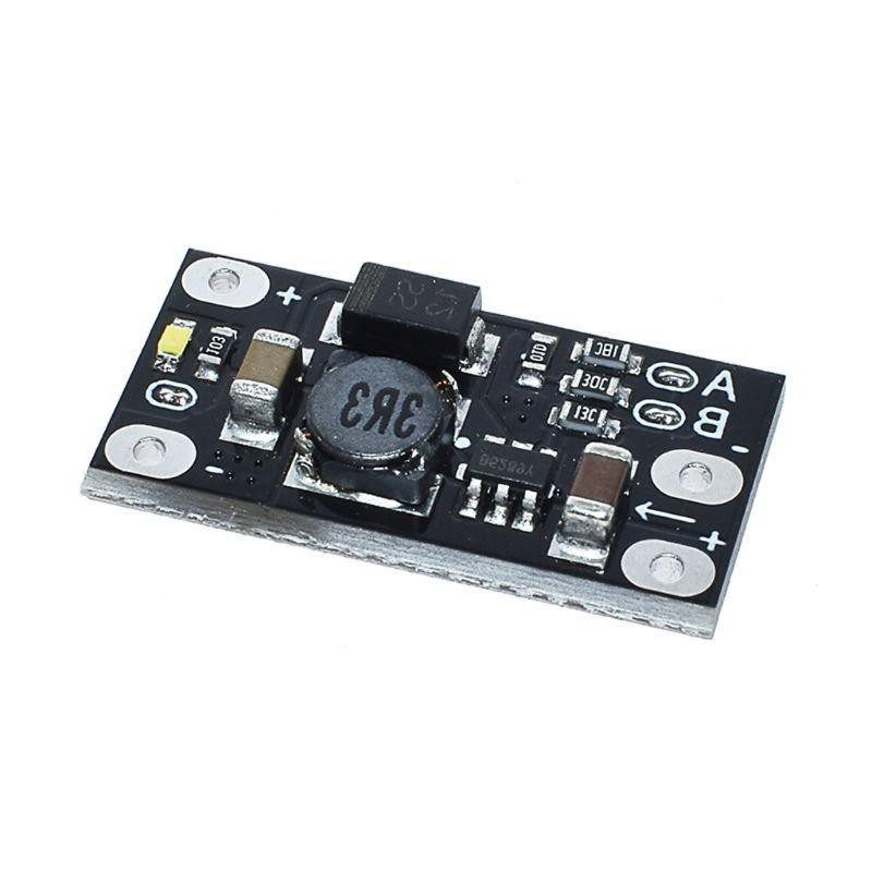 โมดูลแปลงแรงดัน Step Up 18650 Lithium Battery 3.7V เป็น 5V/8V/9V/12V ตั้งค่าโดยการบัดกรี