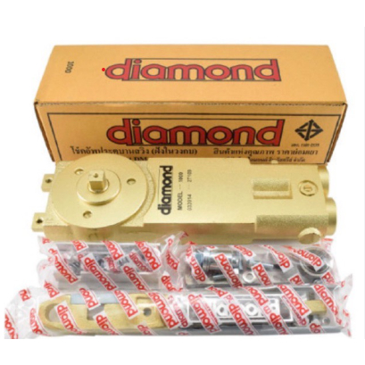 โช๊คอัพประตูกระจกอลูมิเนียม (บานสวิง) diamond  600 / 800 / 1000 / 1200 / 1500 โช