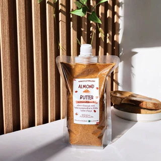 เนยถั่วอัลมอนด์ 100% (สูตรไม่มีน้ำตาล) เจ คีโตทานได้ Almond Butter Smooth