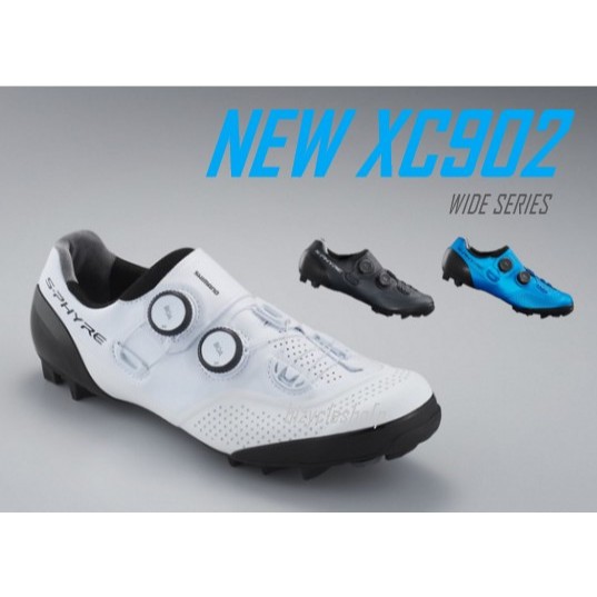 SHIMANO XC902 รองเท้าเสือภูเขาพื้นคาร์บอนตัวท็อป สำหรับเท้ากว้าง