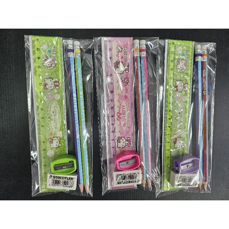 ชุดเครื่องเขียน 22บาท/28บาท/30บาท/35บาท (คละแบบคละลาย)