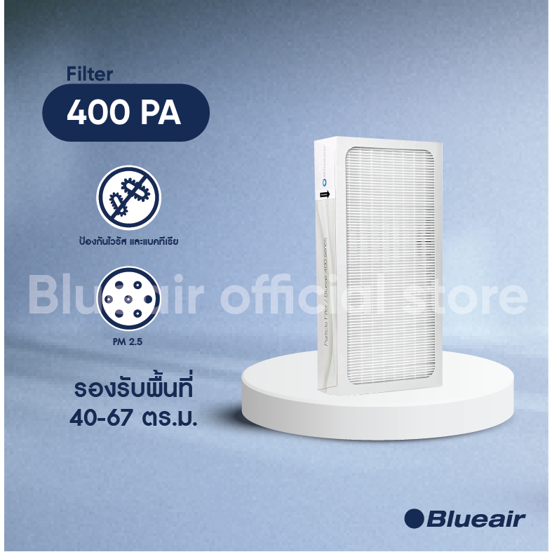 Blueair ไส้กรองอากาศ รุ่น 400 แบบ Particle Filter สำหรับรุ่น 403,450E,405,480i ,490i