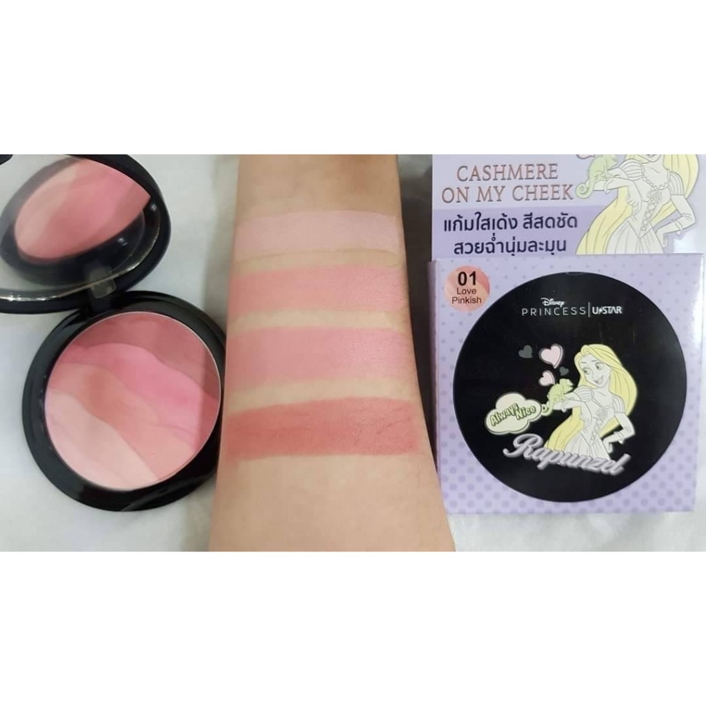 ✨UStar บลัชออน Cashmere on my cheek ยูสตาร์ แคชเมียร์ ออน มาย ชีค บลัชออนสีหวาน สไตล์เจ้าหญิง