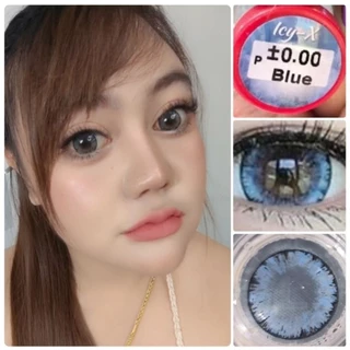 คอนแทคเลนส์ มี อย.ไทย บิ๊กอาย รุ่น Tommy/Omg/Icy-X/Chimmer ฟ้า/Blue ค่าสายตา (0.00)-(-7.00)