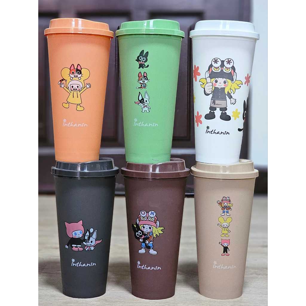 แก้ว Reusable Cup 🧉จาก Inthanin x LonelyPop