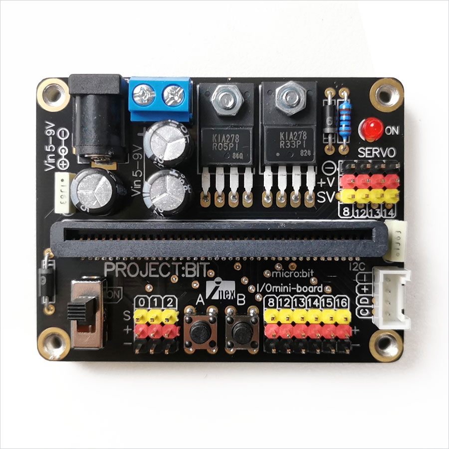 #INEX PROJECT:BIT บอร์ดเชื่อมต่ออุปกรณ์ภายนอกสำหรับ micro:bit
