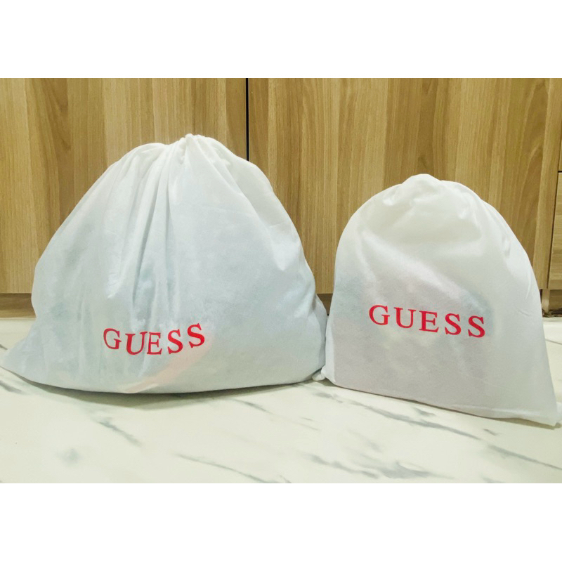พร้อมส่ง ถุงผ้า GUESS ใช้กันฝุ่น เก็บกระเป๋า จัดระเบียบรองเท้า