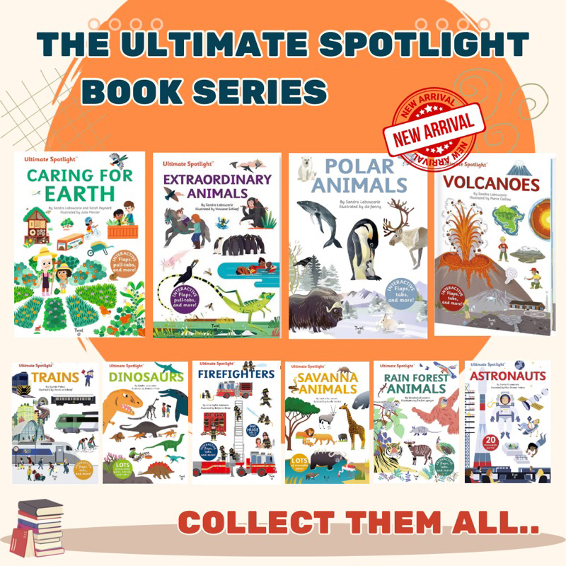 ใหม่! ultimate book Series และ Spotlight // astronuats , rain forest , Animals , Firefighters ,Trains , Horses , Planet