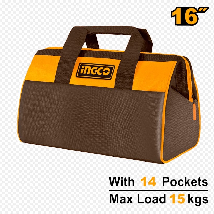 IINGCO กระเป๋าผ้า /กระเป๋าเครื่องมือช่าง / กระเป๋าช่าง อเนกประสงค์ HTBG281628 ขนาด: 16 นิ้ว