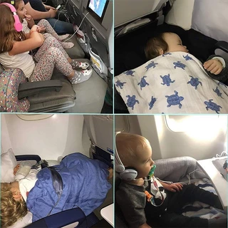 เบาะวางรองเท้า เเบบเป่าลม Footrest Pillow พาพาสะดวก น้ำหนักเบา ใช้เวลาไม่นานเพียง 1 นาทีเท่านั้นในการพอง