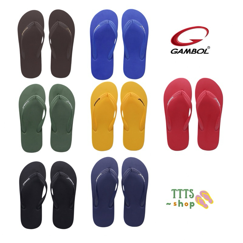 รองเท้าแตะ ฟองน้ำ หูหนีบ แกมโบล GM71052 Gambol
