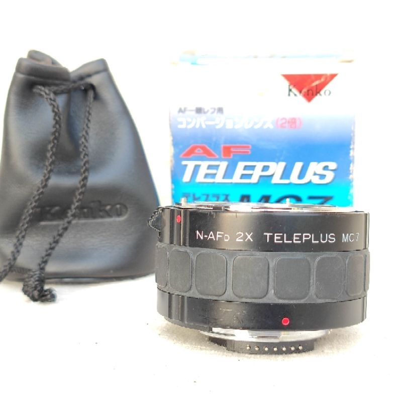 เลนส์ teleplus af ยี่ห้อkenko adapter N-AFD Teleplus 2x. MC7 เพิ่มระยะสองเท่า งานกล่อง