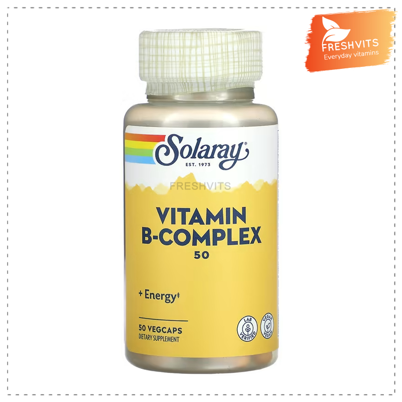 Solaray, Vitamin B-Complex, 50 mg, 50 VegCaps