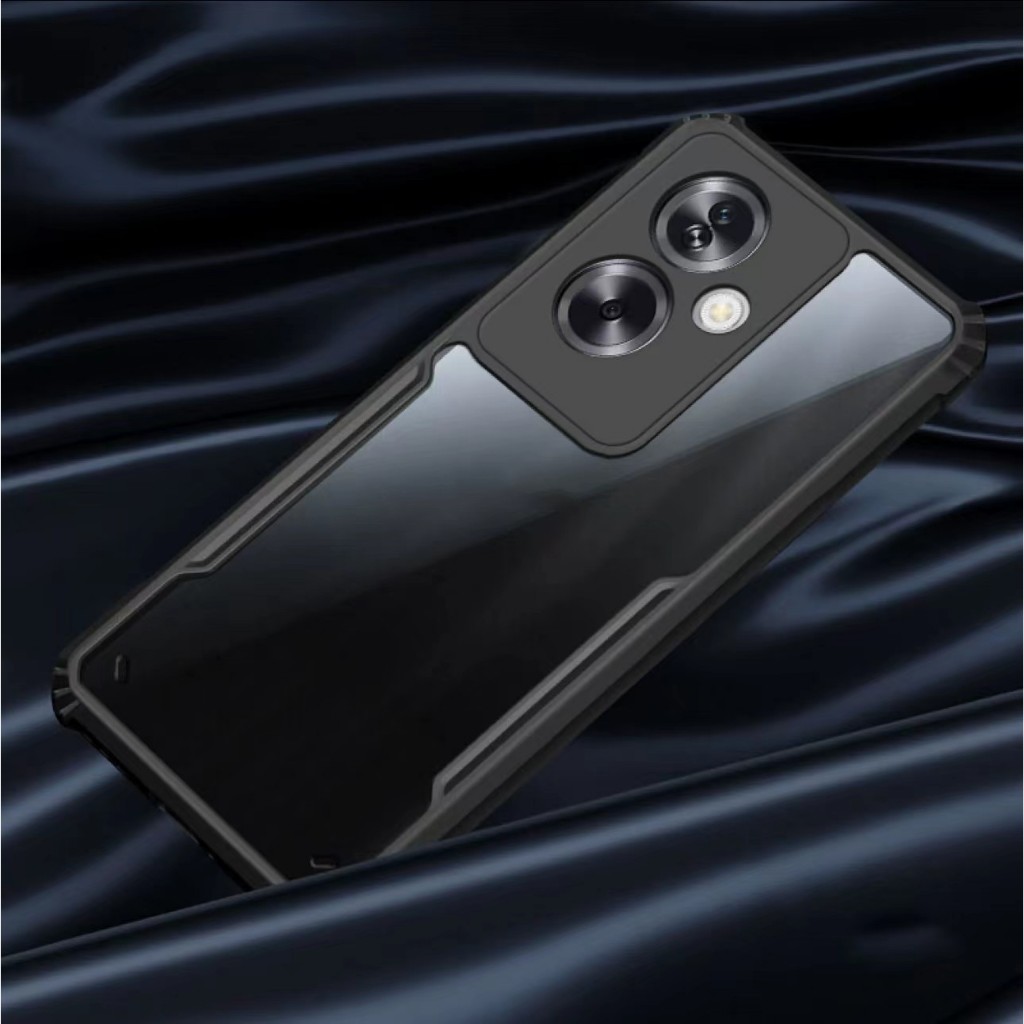 Case OPPO A79 5G  เคสขอบดำนิ่มหลังใสแข็ง เคสกันกระแทก PC+TPU  [CT 98Shop]