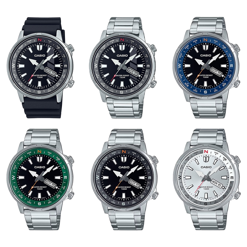 Casio Standard นาฬิกาข้อมือผู้ชาย สายสแตนเลส/สายเรซิน รุ่น MTD-130-1A,MTD-130D-1A,MTD-130D-1A2,MTD-130D-1A3,MTD-130D-1A4