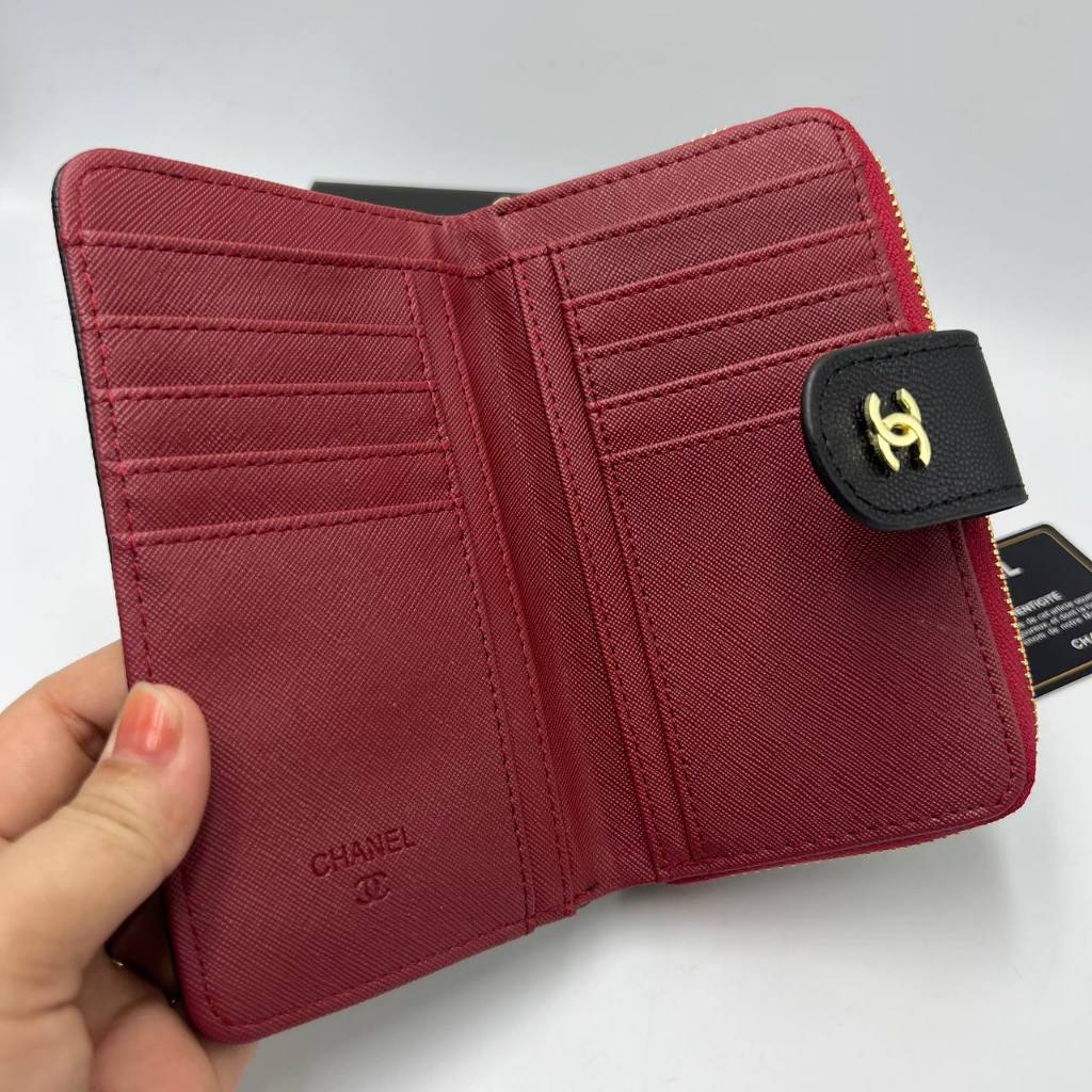 มาใหม่ กระเป๋าสตางค์ รุ่น2in1ขนาด6นิวมีช่องซิปช่องใส่แบงค์ได้ไม่ต้องพับงานสวยมีอุปกรณ์ครบพร้อมกล่อง