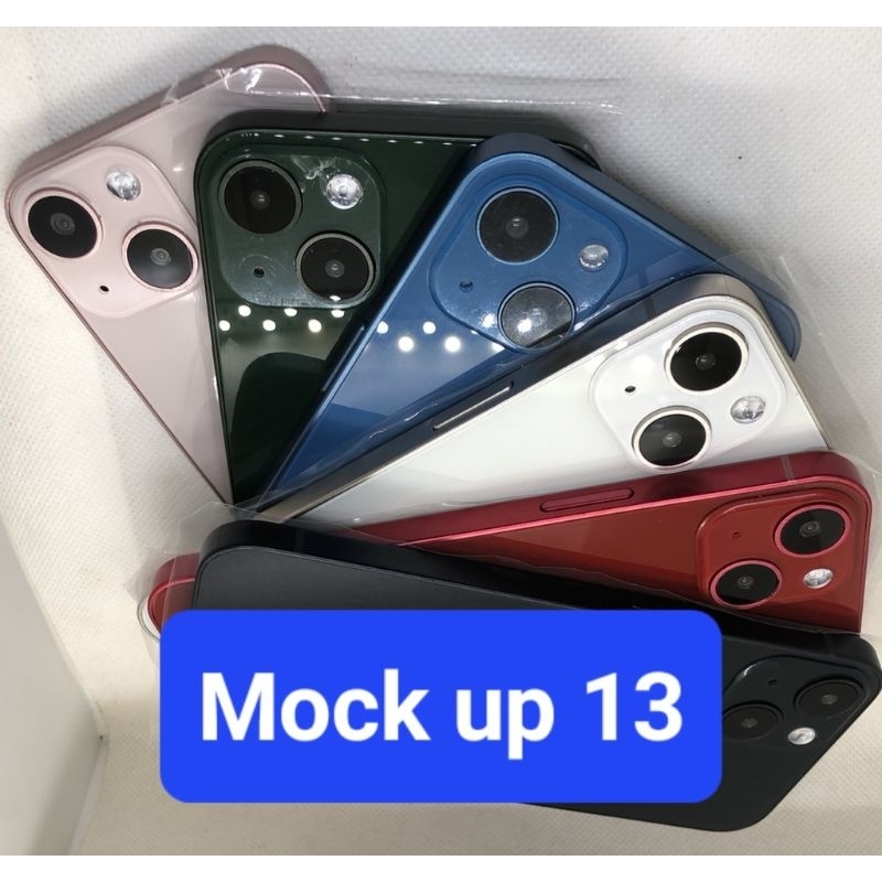 mockup โมเดล รุ่น i13 โทรศัพท์ปลอมไว้สำหรับโชว์ ไม่สามารถเล่นได้ ขนาดและน้ำหนักเท่าจริง มีสินค้าพร้อมส่ง****