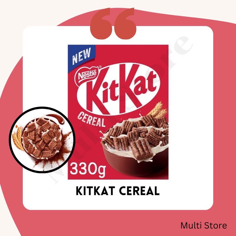 ถูกที่สุด Kitkat Cereal - ซีเรียลคิทแคท 330g