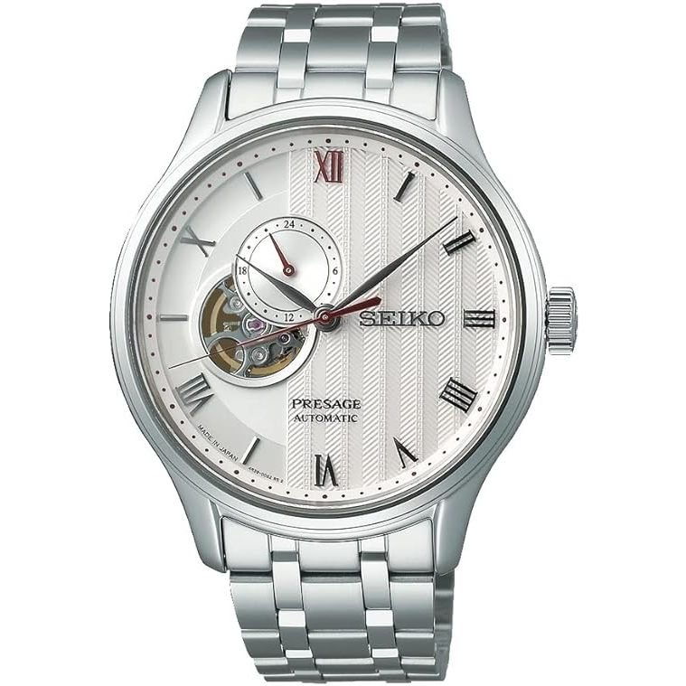 [นาฬิกา Seiko] นาฬิกา Presage Basic line : สวนญี่ปุ่น SARY203 เรือนเงินชาย