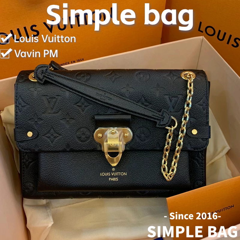 🍑หลุยส์วิตตอง Louis Vuitton Vavin PM Shoulder bag LV กระเป๋า