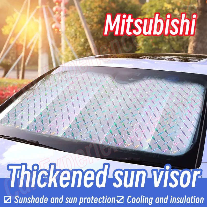 ม่านบังแดดรถยนต์ กระจกหน้ารถ ม่านบังแดดรถ Mitsubishi Triton Mirage Xpander ม่านบังแดดสำหรับรถยนต์กระจกหน้า บังแดดรถยนต์