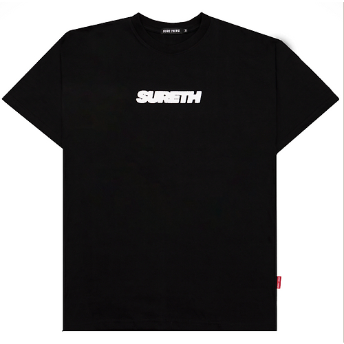 SURETHING NOISE TEE - BLACK