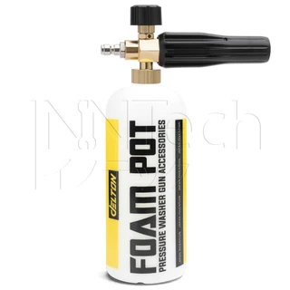 DELTON กระบอกฉีดโฟม ล้างรถยนต์ ฟองหิมะ 1 ลิตร รุ่น FS-001F ฟรี! ข้อต่อทองเหลือง 9 ชิ้น ใช้ได้กับเครื่องฉีดน้ำทุกยี่ห้อ