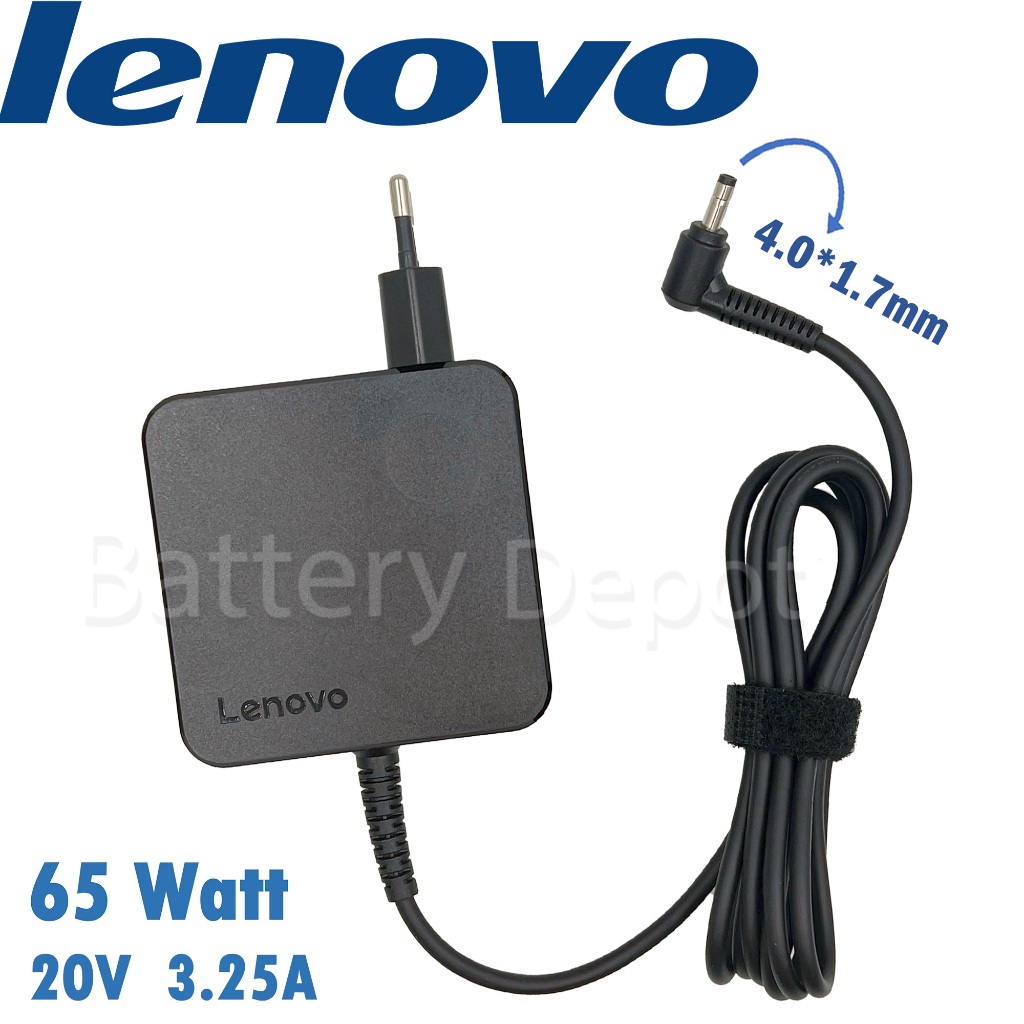 [ปลั๊กขากลม] Lenovo Adapter ของแท้ Lenovo Yoga 520 520-14IKB / Yoga 530 530-14ARR 530-14IKB 65W 4.0m
