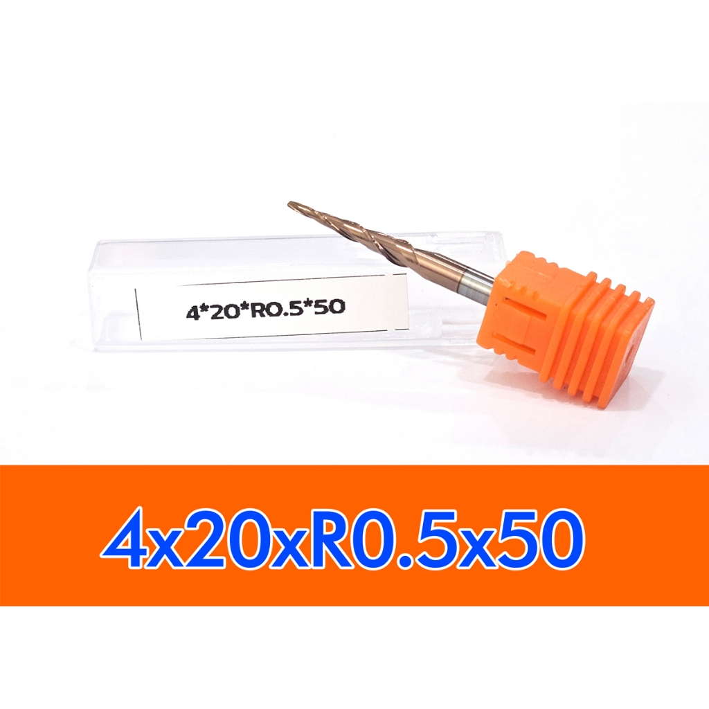 ดอกสว่าน ดอกกัด ดอกcnc TAPER เกีลยว 2 ฟัน