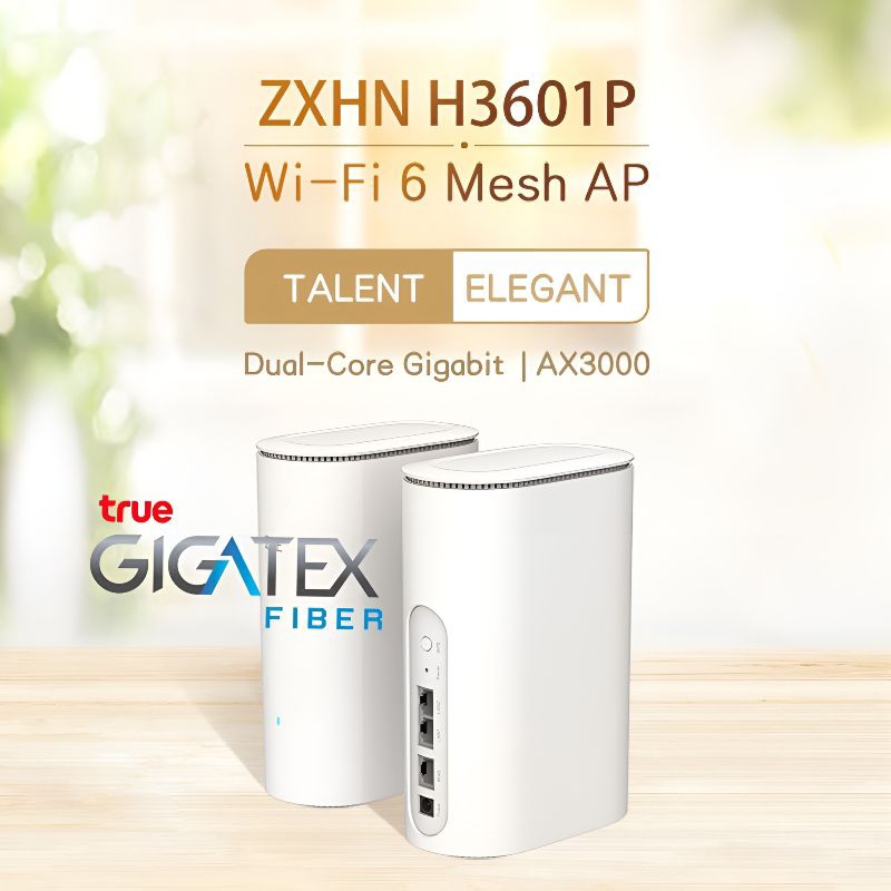 ZXHN H3601P is an AX3000 dual-band Wi-Fi AP/Extender.