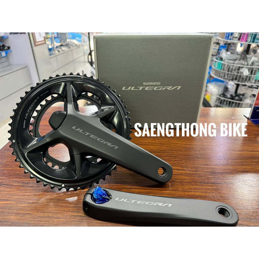 ขาจาน Shimano Ultegra FC-R8100 12speed วัดวัตต์ พาวเวอร์มิเตอร์ FC-R8100P และ แบบปกติ FC-R8100
