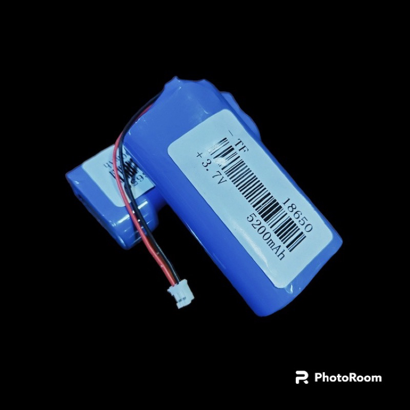 แบตเตอรี่18650 3.7V 5200mahมีวงจรป้องกันการชาร์จในตัว(3.7V)