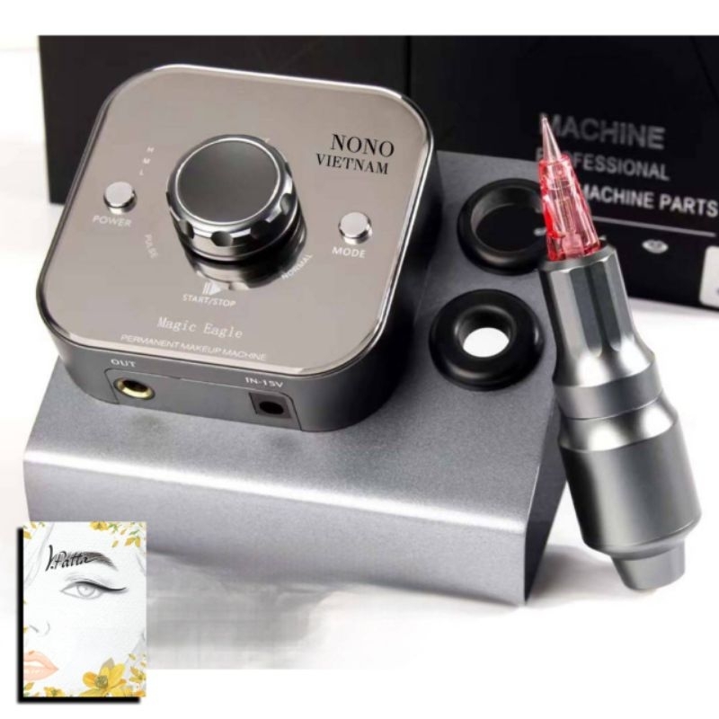 NONO เครื่องฮอค + Power Supply เวียดนามแท้ เครื่องสักออมเบร เครื่องสักHairstroke ตา ปาก ตอผม อุปกรณ์สักคิ้ว