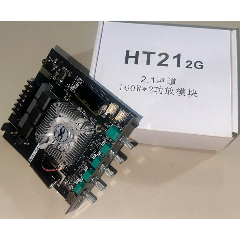 แอมป์จิ๋ว zk ht21 2G แท้ 160W*2+22OW เครื่องขยายเสียง แอมป์จิ๋วบลูทูธht21-2g