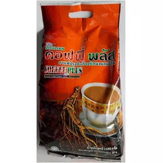ซูเลียน ZHULIAN คอฟฟี่ พลัส กาแฟปรุงสำเร็จชนิดผงผสมโสม (ขนาดใหญ่) 84 ซอง ราคาส่งถูกๆ W.1,850